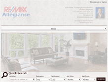 Tablet Screenshot of brianblock.com